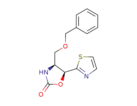 (4S,5S)-4-Benzyloxymethyl-5-thiazol-2-yl-oxazolidin-2-one