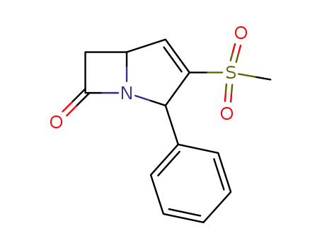 3-Methanesulfonyl-2-phenyl-1-aza-bicyclo[3.2.0]hept-3-en-7-one
