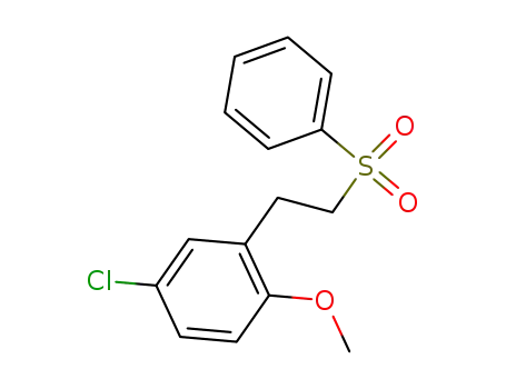 4-chloro-1-methoxy-2-<2-(phenylsulfonyl)ethyl>benzene