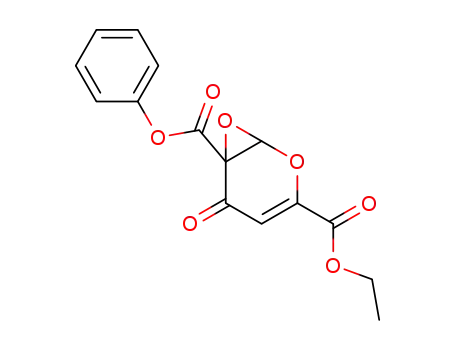 5-Oxo-2,7-dioxa-bicyclo[4.1.0]hept-3-ene-3,6-dicarboxylic acid 3-ethyl ester 6-phenyl ester