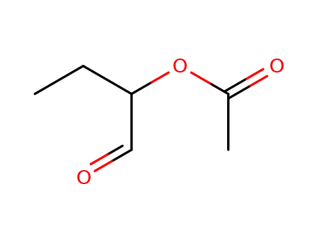 Molecular Structure of 5921-90-4 (Butanal, 2-(acetyloxy)-)