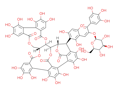 1-deoxyvescalagin-(1β→6)-myrtillin