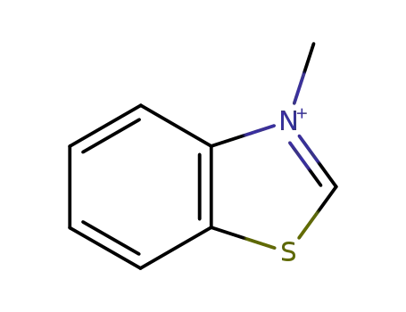 Molecular Structure of 697-66-5 (Benzothiazolium, 3-methyl-)