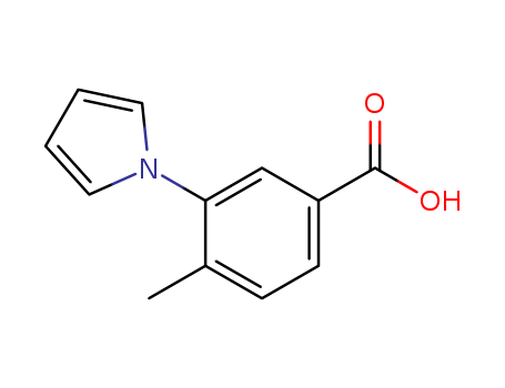 4-methyl-3-(1H-pyrrol-1-yl)benzoic acid(SALTDATA: FREE)