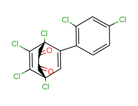 1,4,5,6-tetrachloro-7-(2,4-dichlorophenyl)bicyclo<2.2.2>-octa-5,7-diene-2,3-dione