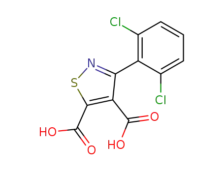 3-(2,6-dichloro-phenyl)-isothiazole-4,5-dicarboxylic acid