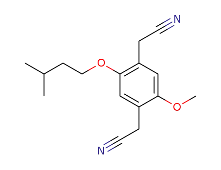 [4-Cyanomethyl-5-methoxy-2-(3-methyl-butoxy)-phenyl]-acetonitrile