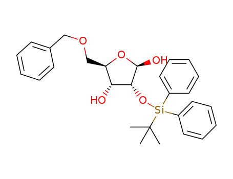 5-Benzyloxy-2-(tert-butyldiphenylsilyl)oxy-1-hydroxy-3-hydroxy-β-D-ribose
