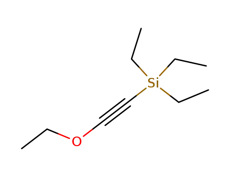 Molecular Structure of 995-00-6 (Silane, (ethoxyethynyl)triethyl-)