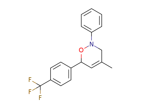 4-methyl-2-phenyl-6-(4-(trifluoromethyl)phenyl)-3,6-dihydro-2H-1,2-oxazine