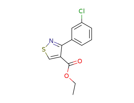 3-(3-chloro-phenyl)-isothiazole-4-carboxylic acid ethyl ester