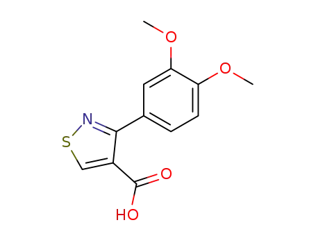 3-(3,4-dimethoxy-phenyl)-isothiazole-4-carboxylic acid