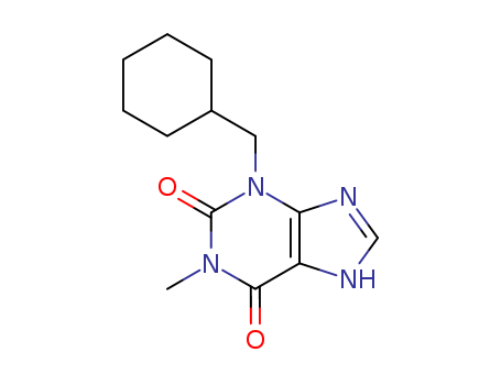 3-(cyclohexylmethyl)-1-methyl-3,7-dihydro-1H-purine-2,6-dione