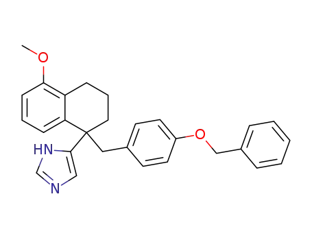 1-(4-(benzyloxy)benzyl)-1-(4-imidazolyl)-5-methoxy-1,2,3,4-tetrahydronaphthalene