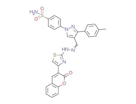 C<sub>29</sub>H<sub>22</sub>N<sub>6</sub>O<sub>4</sub>S<sub>2</sub>
