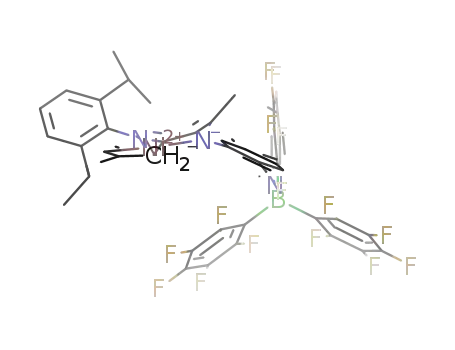 [4-2,6-diisopropylphenyl-amino-pent-3-en-2-ylidene-amino-benzonitrilate k-<sup>2</sup>N,N’](η<sup>3</sup>-methallyl)nickel (II) tris(pentafluorophenyl)boron