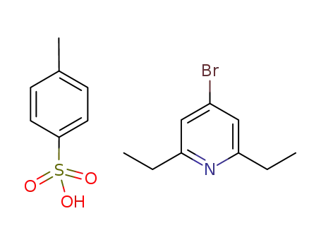 Pyridine, 4-bromo-2,6-diethyl-, 4-methylbenzenesulfonate (1:1)