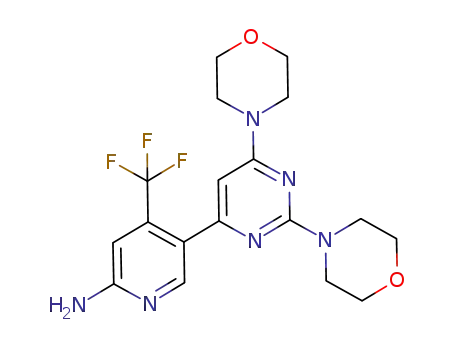 Molecular Structure of 944396-07-0 (BKM120 (NVP-BKM120, Buparlisib))
