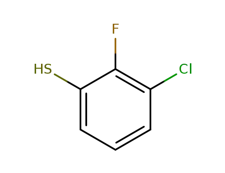 Molecular Structure of 1121585-29-2 (3-Chloro-2-fluorobenzenethiol)