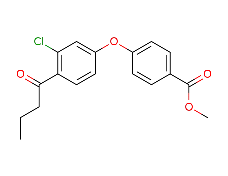 4-<3-Chlor-4-butyryl-phenoxy>-benzoesaeure-methylester