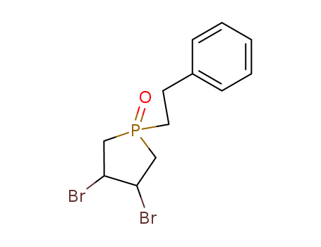 Phospholane, 3,4-dibromo-1-(2-phenylethyl)-, 1-oxide cas  38864-53-8
