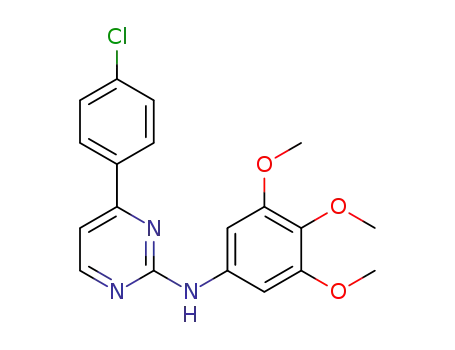 4-(4-chlorophenyl)-N-(3,4,5-trimethoxyphenyl)pyrimidin-2-amine