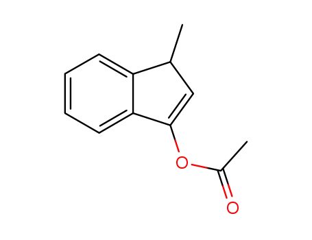 Molecular Structure of 61463-25-0 (1H-Inden-3-ol, 1-methyl-, acetate)