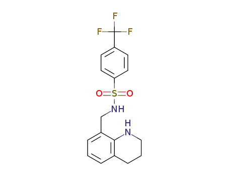 N-((1,2,3,4-tetrahydroquinolin-8-yl)methyl)-4-(trifluoromethyl)benzenesulfonamide