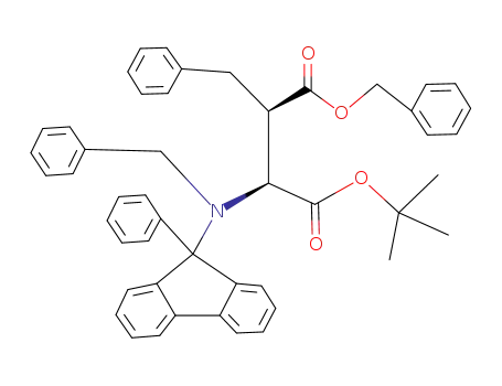 (2S,3R)-4-benzyl 1-tert-butyl N-benzyl-N-(9-phenylfluoren-9-yl)-3-benzylaspartate