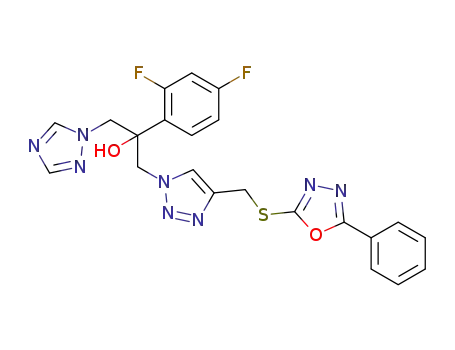 C<sub>22</sub>H<sub>18</sub>F<sub>2</sub>N<sub>8</sub>O<sub>2</sub>S