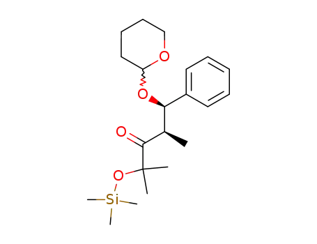 2,4-Dimethyl-1-phenyl-1-(tetrahydropyranyloxy)-4-(trimethylsiloxy)-3-pentanone