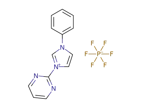1-(2-pyrimidyl)-3-phenylimidazolium hexafluorophosphate