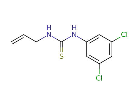 Molecular Structure of 62644-20-6 (Thiourea, N-(3,5-dichlorophenyl)-N'-2-propenyl-)