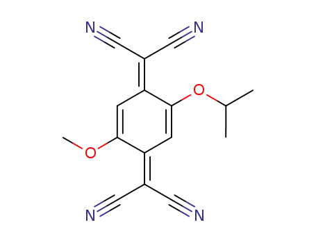 2-Methoxy-5-isopropyloxy-7,7,8,8-tetracyanochinodimethan
