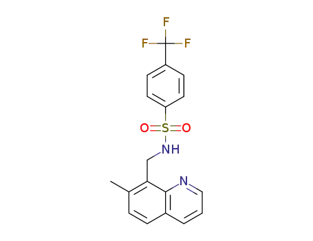 N-((7-methylquinolin-8-yl)methyl)-4-(trifluoromethyl)benzenesulfonamide