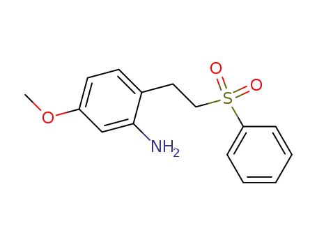 5-methoxy-2-<2-(phenylsulfonyl)ethyl>aniline