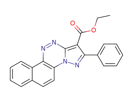 phenyl-11,12,14,15-tetraazacyclopenta[a]phenanthrene-17-carboxylic acid ethyl ester