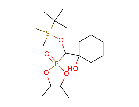 [(tert-Butyl-dimethyl-silanyloxy)-(1-hydroxy-cyclohexyl)-methyl]-phosphonic acid diethyl ester