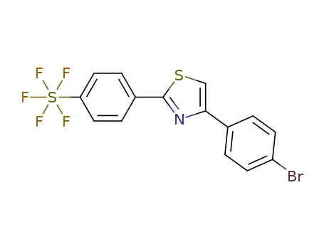 4-(4′-bromophenyl)-2-(4″-pentafluorosulfanylphenyl)-1,3-thiazole