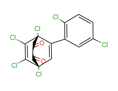 1,4,5,6-tetrachloro-7-(2,5-dichlorophenyl)bicyclo<2.2.2>-octa-5,7-diene-2,3-dione
