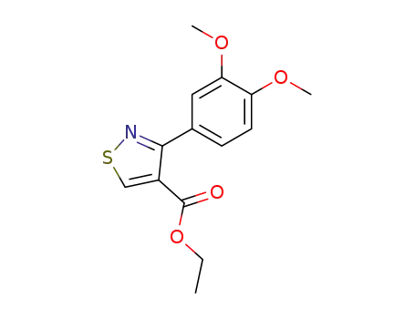 3-(3,4-dimethoxy-phenyl)-isothiazole-4-carboxylic acid ethyl ester