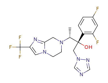 (2R,3R)-2-(2,4-difluorophenyl)-1-(1H-1,2,4-triazol-1-yl)-3-(2-(trifluoromethyl)-5,6-dihydroimidazo[1,2-a]piperazine-7(8H)-yl)butan-2-ol