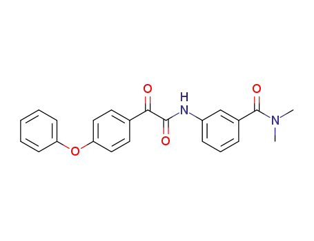 N-(3-(N,N-dimethylaminocarbonylphenyl))-2-oxo-2-(4-phenoxyphenyl)acetamide
