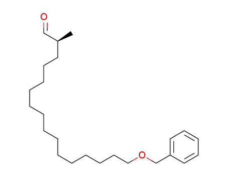 Molecular Structure of 573673-80-0 (Hexadecanal, 2-methyl-16-(phenylmethoxy)-, (2S)-)