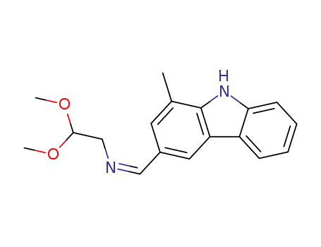 3-<(N-2,2-dimethoxyethyl)iminomethyl>-1-methylcarbazole