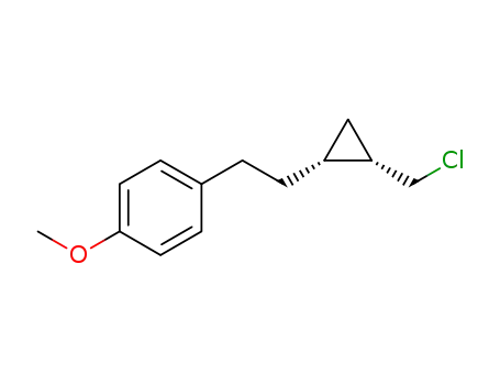 1-{(1R,2S)-2-[2-(chloromethyl)cyclopropyl]ethyl}-4-methoxybenzene