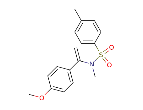 Molecular Structure of 52260-08-9 (N-[1-(4-Methoxy-phenyl)-vinyl]-4,N-dimethyl-benzenesulfonamide)