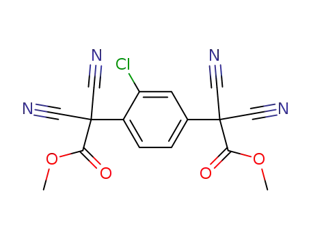 Dimethyl α,α,α',α'-tetracyano-2-chlor-p-phenylendiacetat