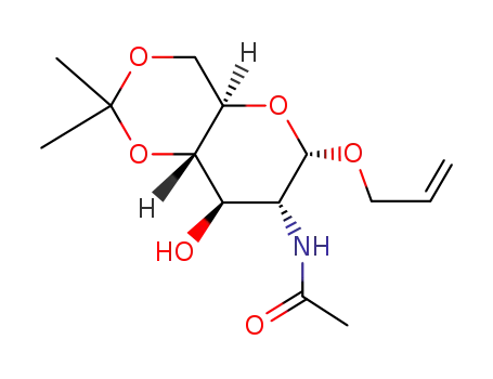 allyl 2-acetamido-2-deoxy-4,6-O-isopropylidene-α-D-glucopyranoside