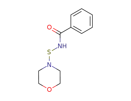 Molecular Structure of 51933-55-2 (N-(morpholin-4-ylsulfanyl)benzamide)